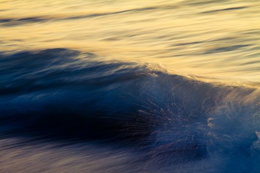 Photographie - Photographies abstraites de la crête des vagues