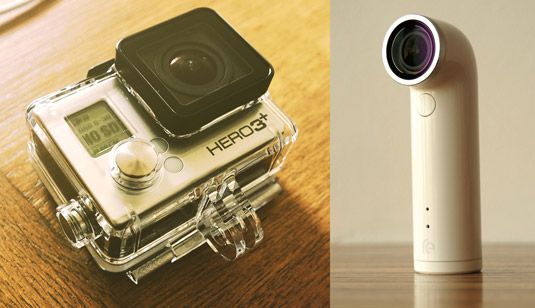 Caméras d'action sont de petite taille mais puissant. [Crédit: Source: TechStage / Creative Commons]