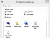 Ajouter cinq icônes utiles à vos fenêtres 8 bureau