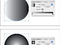 Ajouter gradients à InDesign CS5 formes