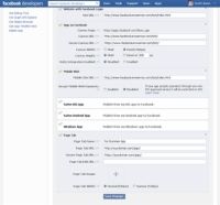 Ajout de votre application Facebook à une page d'entreprise