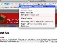 Adobe CS5 Dreamweaver CSS et la compatibilité du navigateur