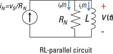 Photographie - Analyser un circuit de RL parallèle en utilisant une équation différentielle