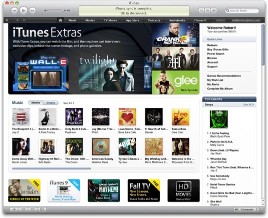 L'iTunes Store a reçu une cure de jouvence dans iTunes 9.