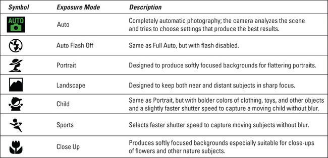Photographie - Modes d'exposition automatiques de votre appareil photo de Nikon D5100