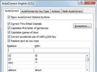 Corriger automatiquement les fautes de frappe et d'ajouter du texte avec correction automatique dans Excel 2010