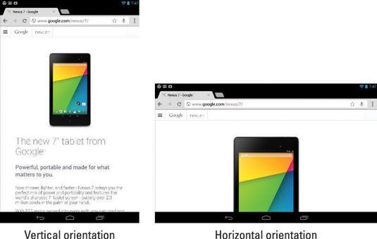 Photographie - Opérations de base de la tablette Nexus 7