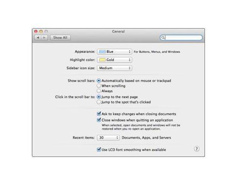 Photographie - Notions de base de boutons, menus et fenêtres dans OS X Mavericks