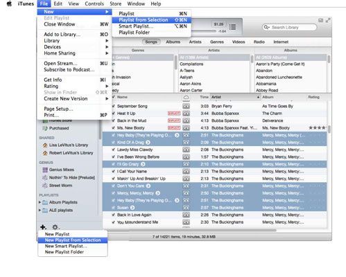 Photographie - Notions de base de listes de lecture dans iTunes dans OS X Mavericks