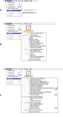 Photographie - Notions de base de la Finder et accédez menus dans OS X Mavericks