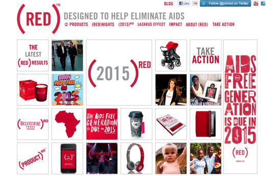 Product (RED) a recueilli plus de 150 millions $ pour les programmes du Fonds mondial contre le VIH et le SIDA par le biais de la cause