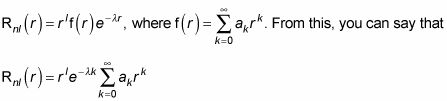 Photographie - Calculer la fonction d'onde d'un atome d'hydrogène utilisant le schr & # 246 équation-Dinger
