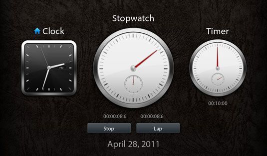 Photographie - Horloge et bains de minuterie applications pour votre BlackBerry PlayBook