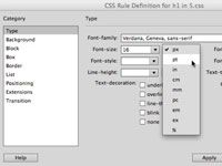 Créer une nouvelle feuille de style dans le panneau styles CSS
