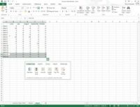 Créer des graphiques dans Excel 2,013 via l'outil d'analyse rapide