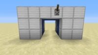 Créer portes cachées dans Minecraft avec des portes de piston collants