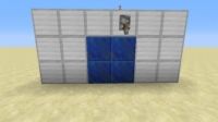 Créer portes cachées dans Minecraft avec des portes de piston collants