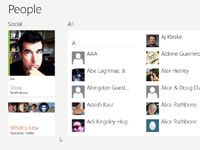 Supprimer ou modifier vos contacts dans les fenêtres 8 personnes App