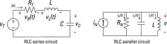 Photographie - Décrire circuits de second ordre avec des équations différentielles du second ordre