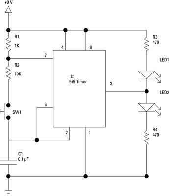 Photographie - Électronique plan de projet Étape 2: concevoir le circuit
