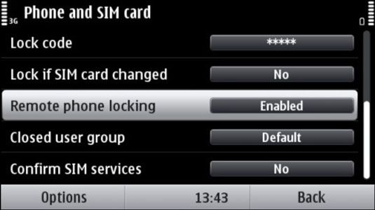 Photographie - La sécurité de l'entreprise de périphérique mobile: la protection du dispositif de Symbian personnelle
