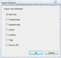 Evernote: comment exporter à partir d'un PC