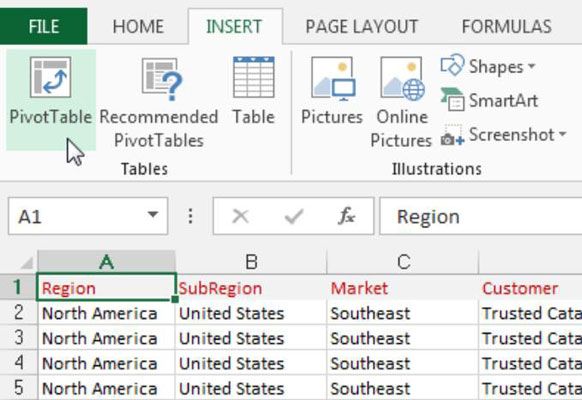 Photographie - Tableaux de bord et rapports Excel: créer votre première table de pivot
