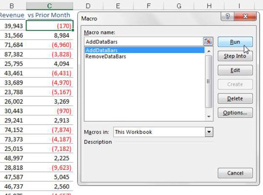 Photographie - Tableaux de bord et rapports Excel: comment exécuter vos macros