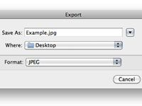 Exportation de fichiers jpeg de Creative Suite 5 indesign