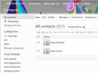 Photographie - Pour les aînés: ajouter des contacts à Windows Live Hotmail