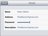 Pour les aînés: ajouter web e-mail à l'iPad 2