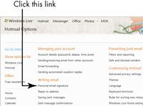 Photographie - Pour les aînés: créer des signatures personnalisées pour Microsoft Live Hotmail