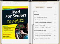Pour les aînés: lire un livre sur l'ipad 2