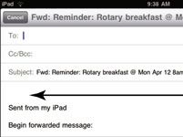 Pour les aînés: répondre aux e-mail sur iPad 2