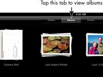 Pour les aînés: voir un album de photos sur l'iPad 2