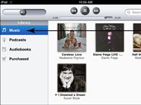 Photographie - Pour les aînés: voir votre liste audio sur iPad 2