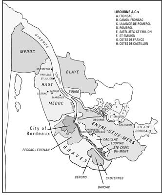 Bordeaux est une région complexe, avec de nombreux districts.