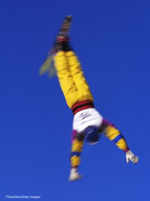 Photographie - Le ski acrobatique aux Jeux olympiques d'hiver