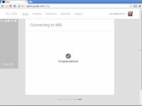 Configuration de verre Google avec un navigateur web