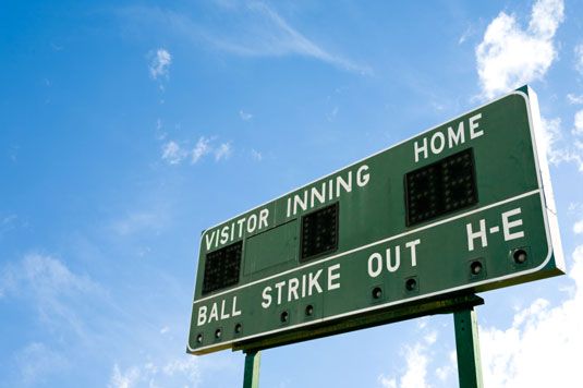 Photographie - Comment fantaisie ligues de baseball sont marqués