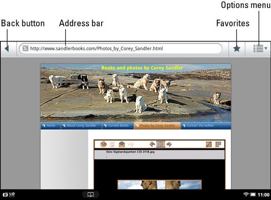 Photographie - Comment accéder au navigateur Web sur votre tablette de coin