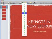 Comment ajouter une forme de fond à un diaporama Keynote