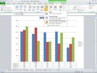 Comment ajouter une table de données à un graphique Excel 2010