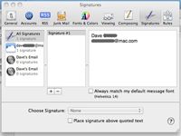 Photographie - Comment ajouter une signature à vos Apple Mail e-mails