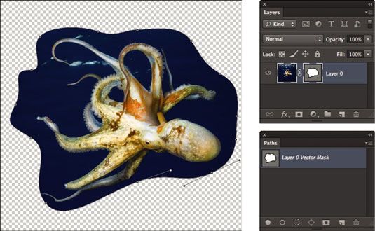 Comment ajouter un masque vectoriel en une couche dans Photoshop CS6