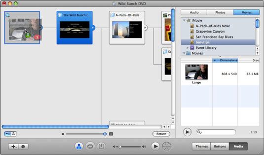 Photographie - Comment ajouter une vidéo de lecture automatique à votre projet iDVD dans iLife '11
