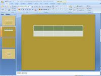 Comment ajouter des bordures à une diapositive PowerPoint 2007's tables
