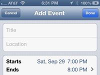 Comment ajouter des entrées d'agenda sur votre iPhone 5