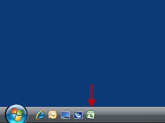 Photographie - Comment ajouter Excel 2007 à la barre d'outils Lancement rapide de Windows Vista