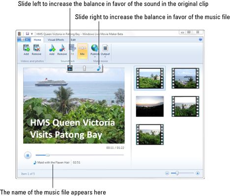 Photographie - Comment ajouter du son à un film à l'aide de Windows Live Movie Maker